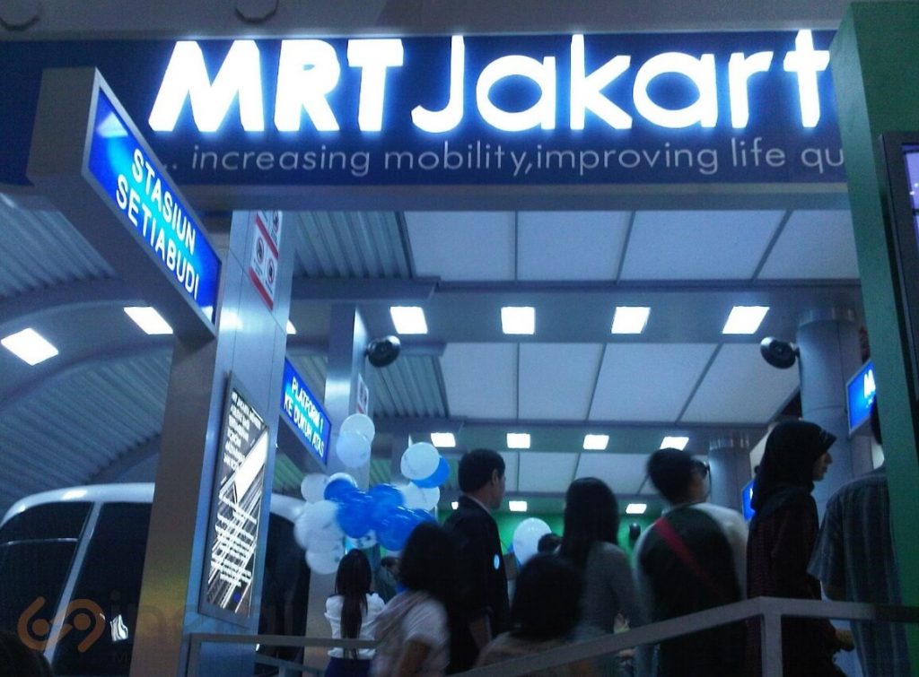 Signage MRT Jakarta Sinergi Media Advertising