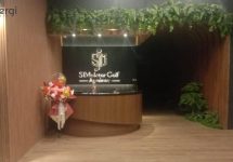 Huruf Stainless Golf SIMulator SCBD, Jakarta