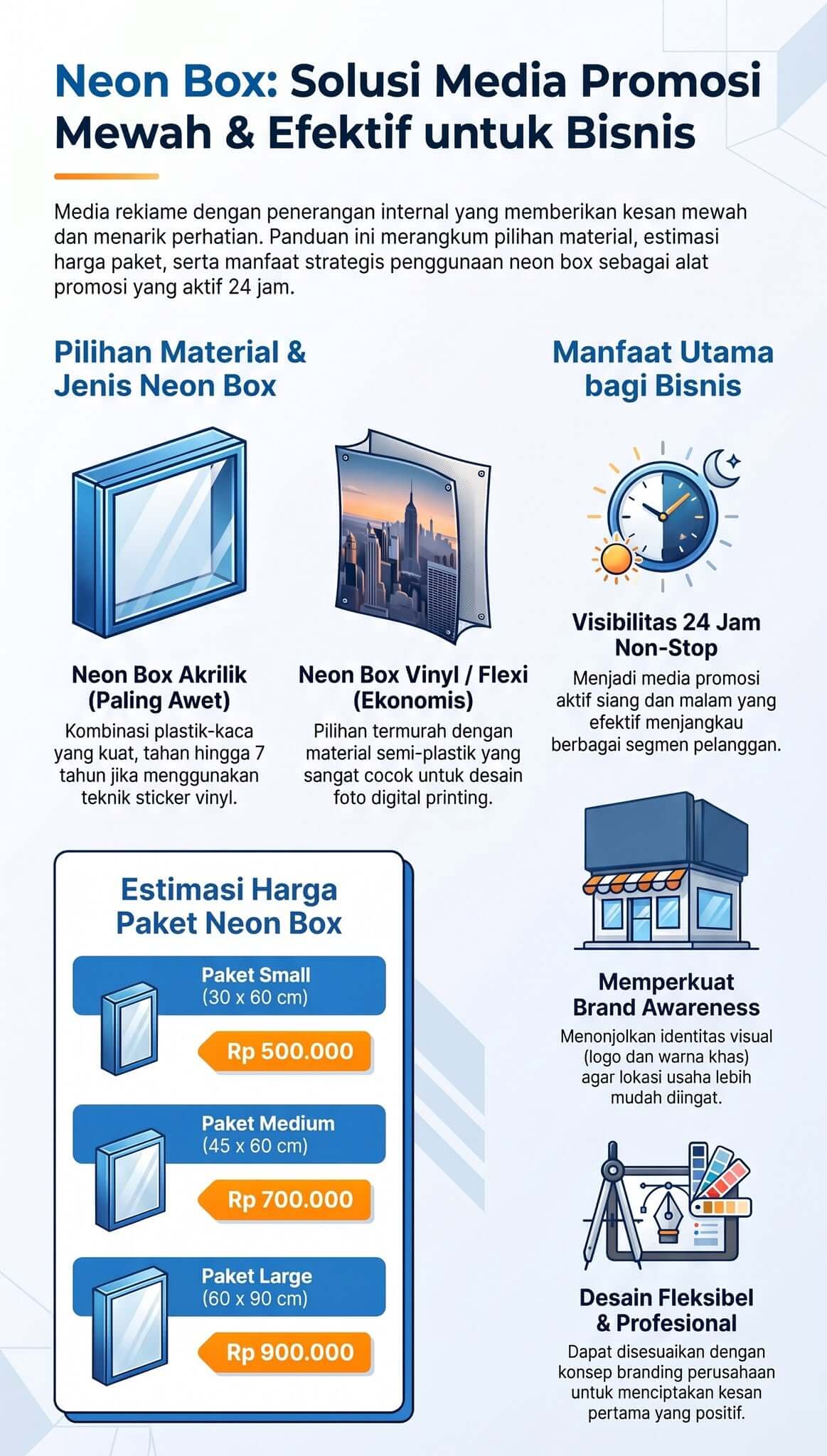 Jasa Pembuatan Neon Box 